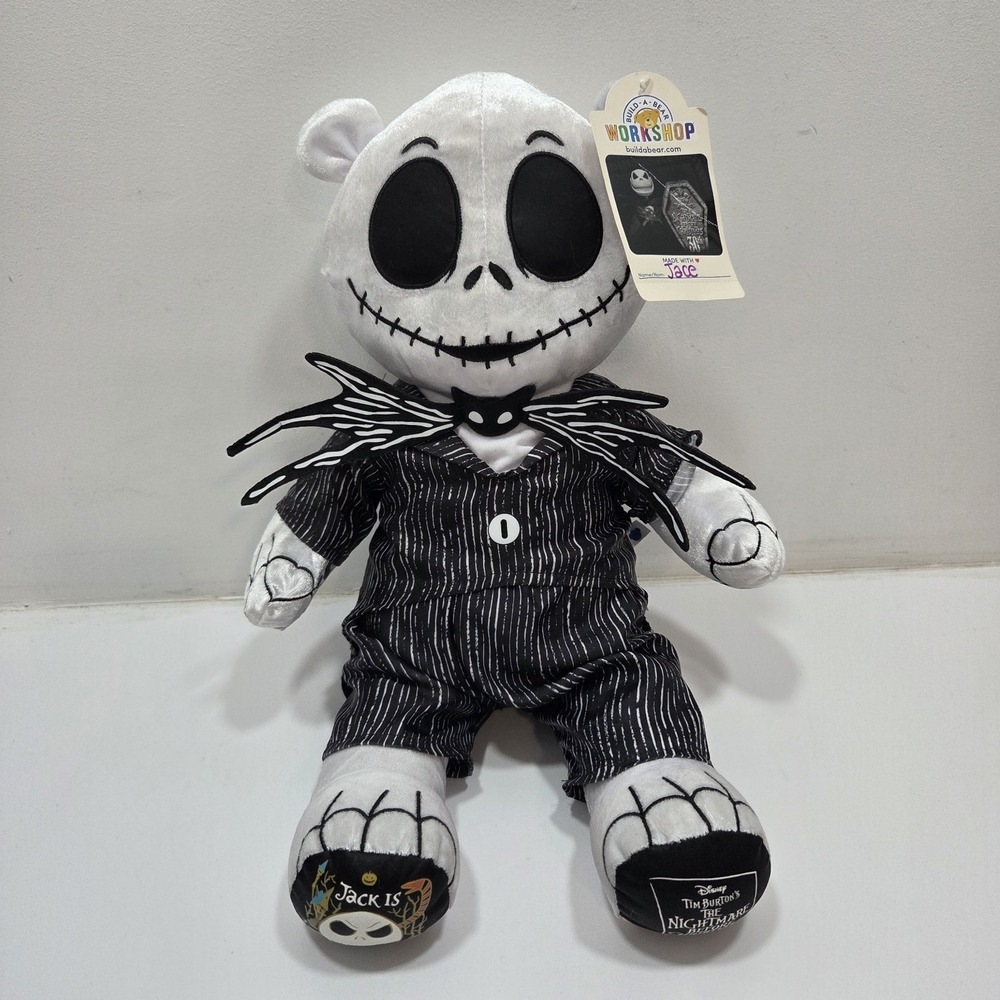 Build a Bear Jack Skellington Nightmare Before Christmas Bear